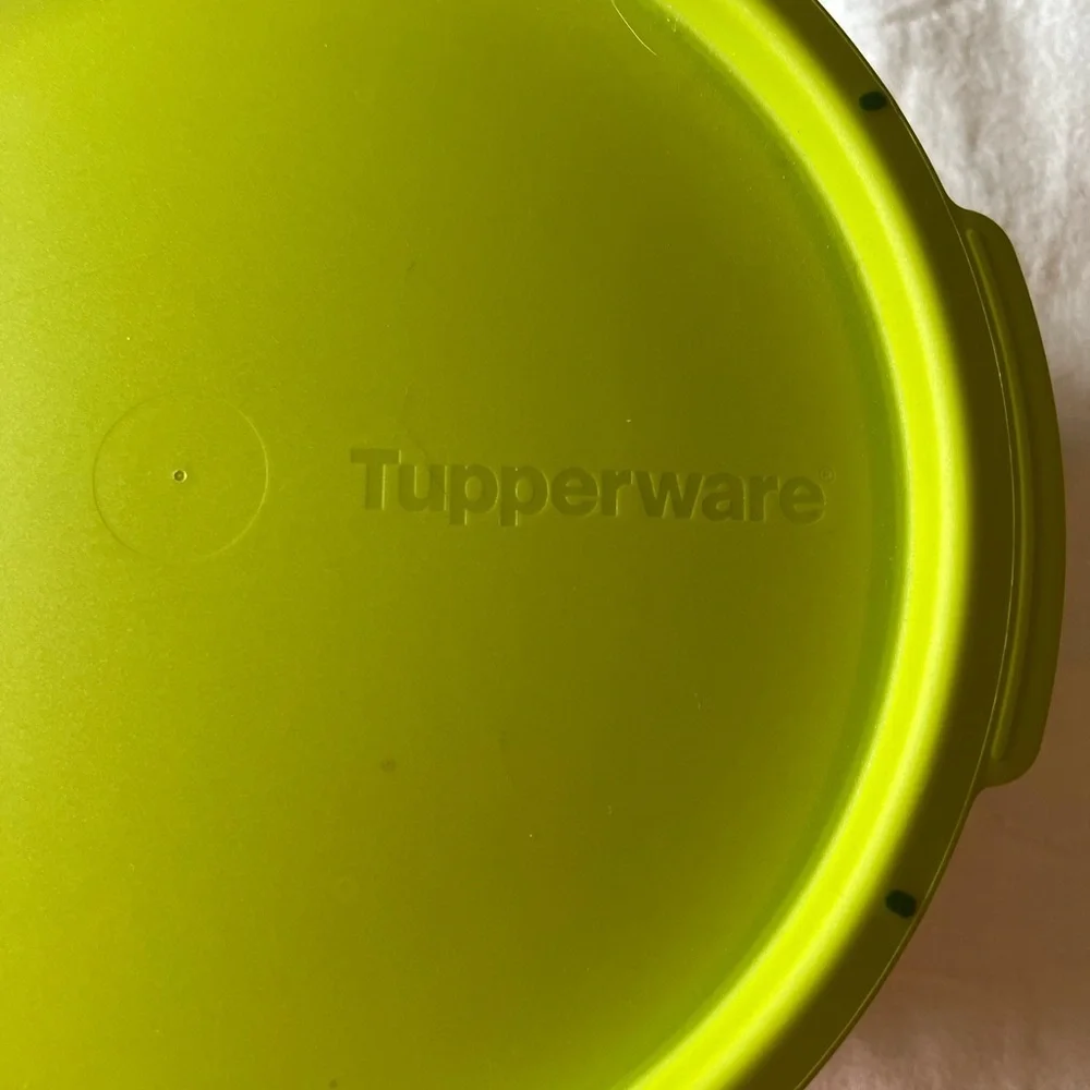 Tupperware Lime and Forest Green Steamer Set